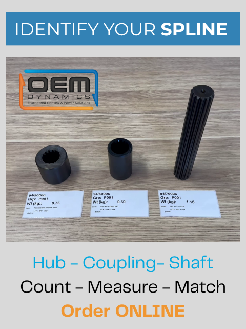 How to Identify and Order a Splined Component